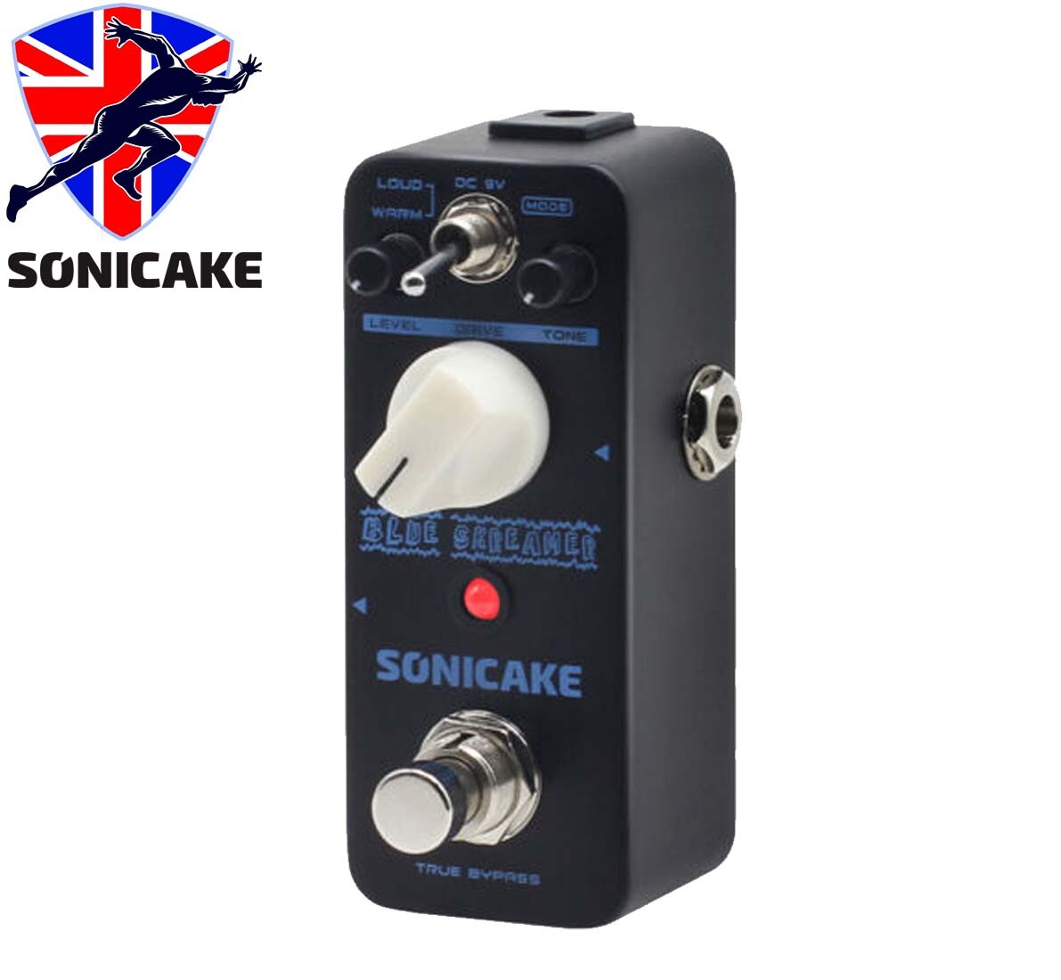 SONICAKE Blue Skreamer Vintage  Blue Analog Overdrive Guitar Effects Pedal