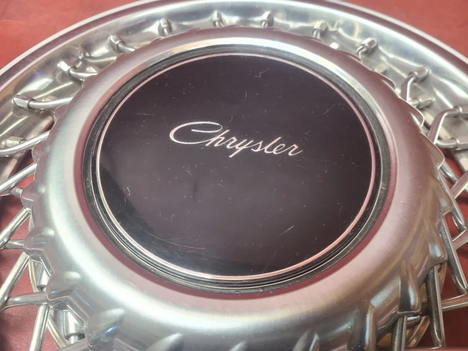 1990-1994 Chrysler Le Baron New Yorker 14" Wire Hubcap Wheel Cover 473 Cap - Image 2 of 4