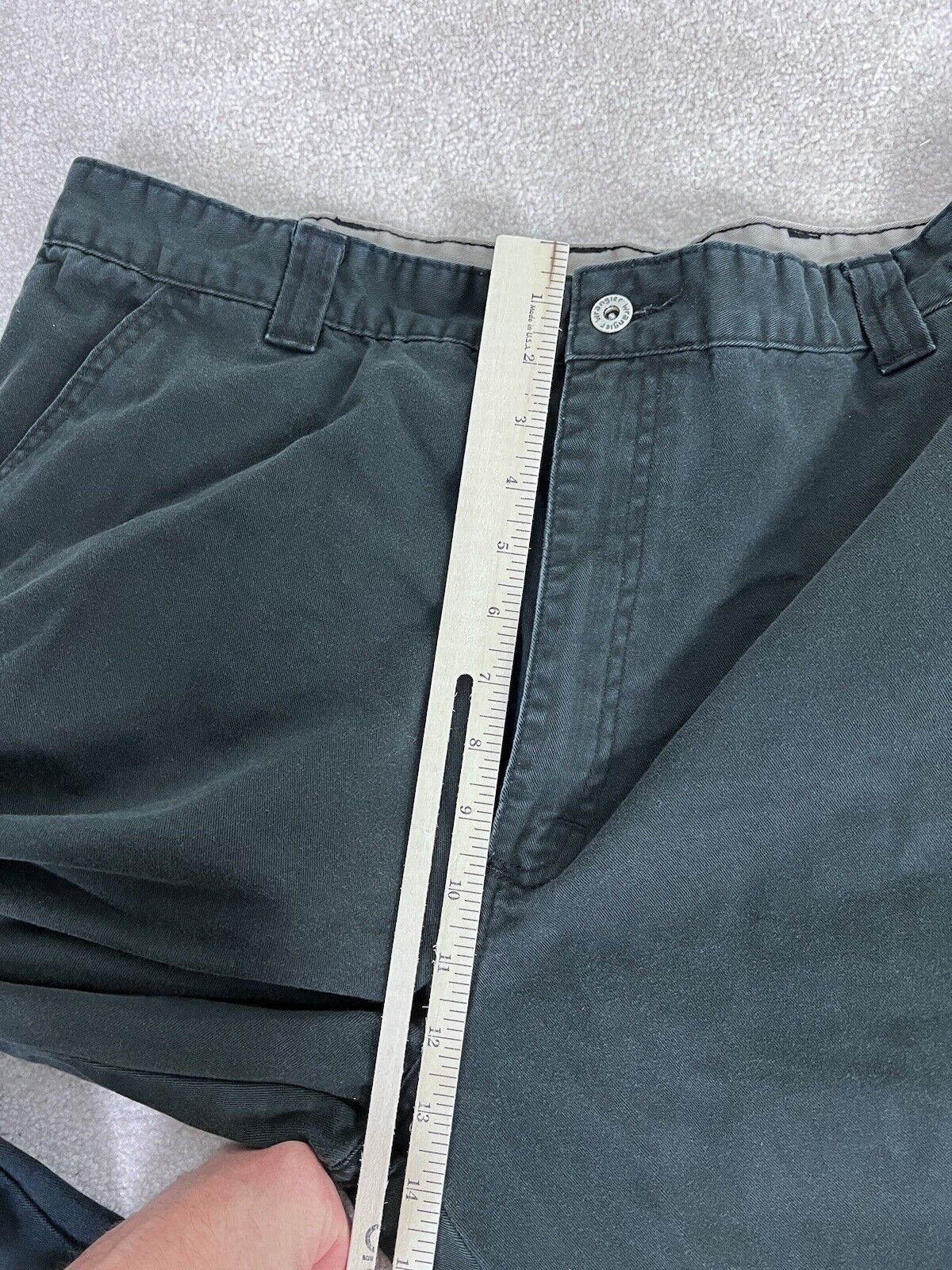 Wrangler Pants 38 Black Cargo Pockets Khaki Chino… - image 5