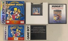 1999 NINTENDO GAME BOY COLOR GBC LOONEY TUNES CARROT CRAZY CIB TESTED