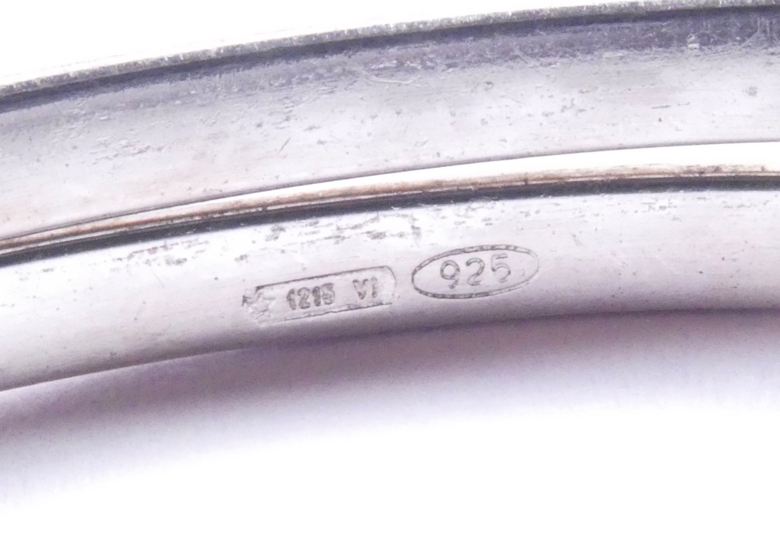 Double Cuff Bangle Lightweight Plain Flat Design … - image 7