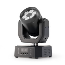 Mini 110W 6LED Wash Moving Head Light DJ DMX Disco Bar Party Show Lights Party