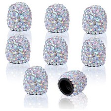 8 Pcs Bling Car Tire Valve Stem Caps, Universal Car Wheel Tire Valve Caps