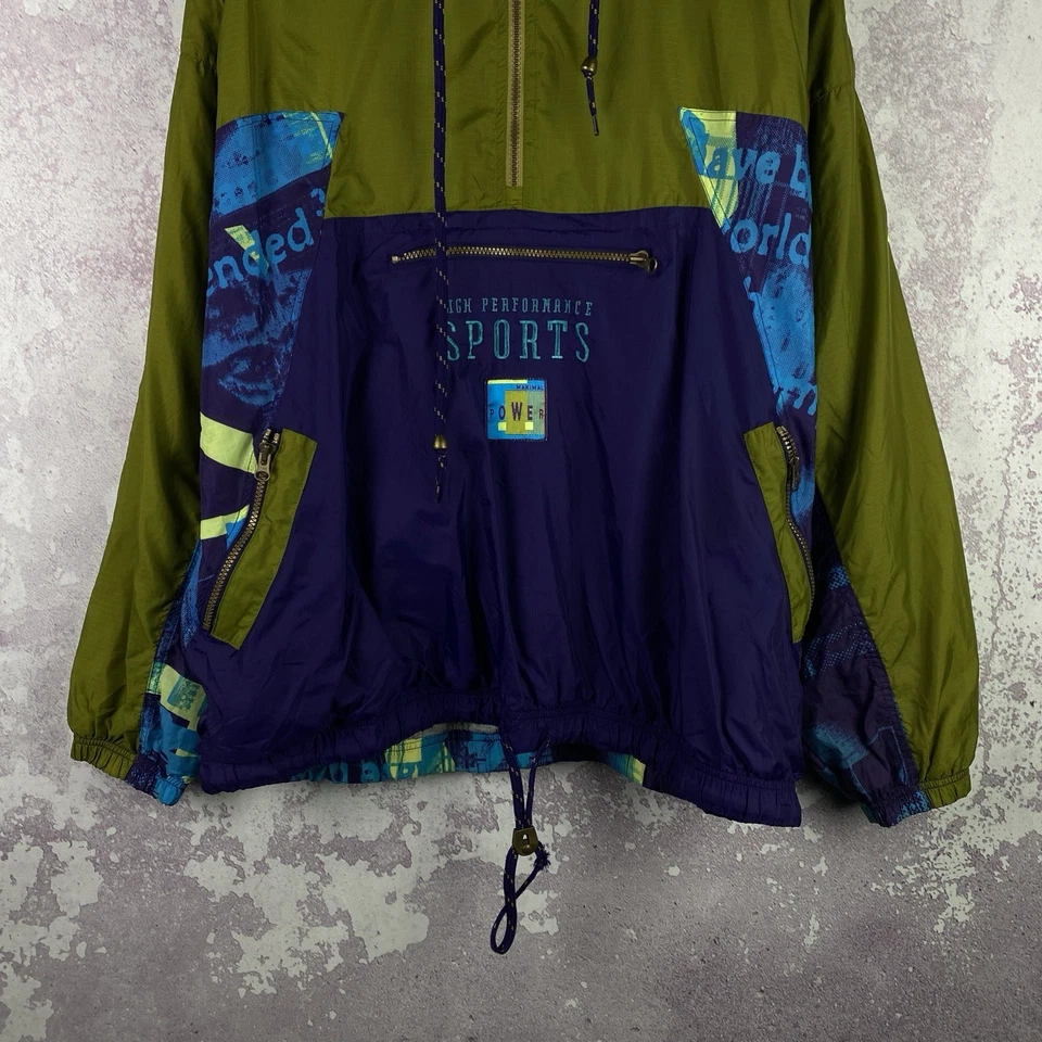 Vintage Nike Jacket Swoosh Y2K Men’s Drill Nylon Sports Rare 90s Size L - Image 3 of 4