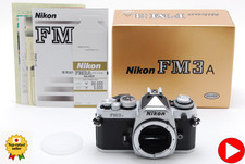    TOP MINT IN BOX Nikon FM3A Silver 35mm SLR Film Camera Manuals FROM JAPAN  