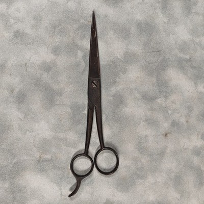 Vintage 1954 German Barber Hair Cutting Scissors Shears 6.75in Made in Germany