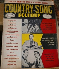 COUNTRY SONG ROUNDUP MAGAZINE, april 1956 ( JOHNNY CASH FEATURE SECRET TO