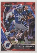 2021 Panini Prizm Draft Picks Red Ice Prizm Darrell Henderson #94 2l4