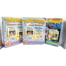 VTG Teddy Ruxpin 6-Books Cartridge Sets Treasure Series 1  2 Music Series