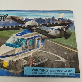 LEGO&reg; City 7741 Police Helicopter Instruction Manual ONLY Booklet 2008