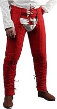 Medieval Lagging Thick Padded Chausses Lower Under Gambeson Hauberk Sca Larp