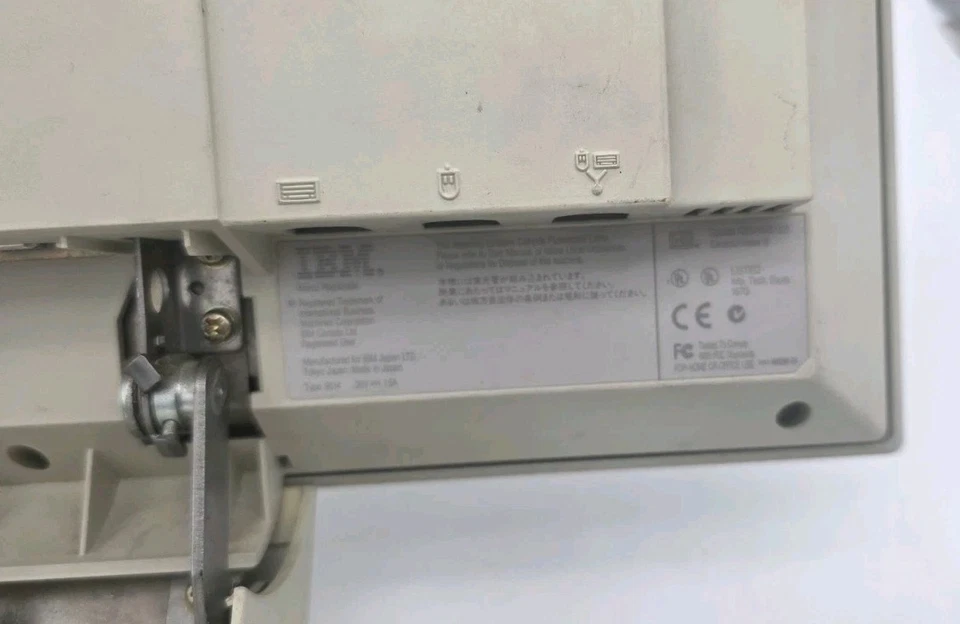 Rare IBM 9514-B03 ThinkVision 14.1" Vintage LCD Monitor Working Tested - Image 4 of 4