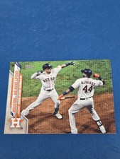 2020 Topps #U-7 HOUSTON We Have Liftoff Bregman / Y Alvarez BASEBALL Card 7J