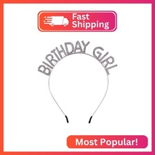AOPRIE Birthday Girl Headband Crown for Women  Girls - Happy Birthday Princess