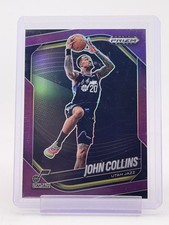 JOHN COLLINS 2024-25 PANINI PRIZM BLACK PURPLE /99 #44 JAZZ Q1300
