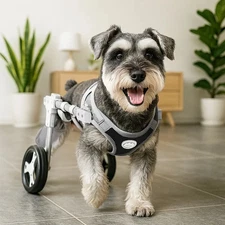 Support Pet Mobility Aid Lightweight Adjustable Dog Wheelchair for Hind Legs