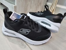 Skechers Toddler Boy Girl Black Sneakers Size 11.5 New