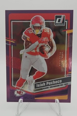 2023 Panini Donruss - Isiah Pacheco #144 Season Stat Line /500