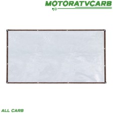 All-carb 8x20ft Plastic Clear Tarps W Grommets Tarps For Patio Enclosure 8mil