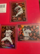 MLB 3 Card Halloween Variation Lot. 2 Ghost And 1 Pumpkin.