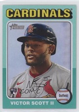 2024 Topps Heritage High Number Aqua Border Victor Scott II #667 y8x