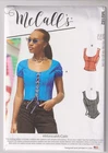8182 McCALLS - Corset TOPS Lace Up Front - Sz 16/18/20/22/24