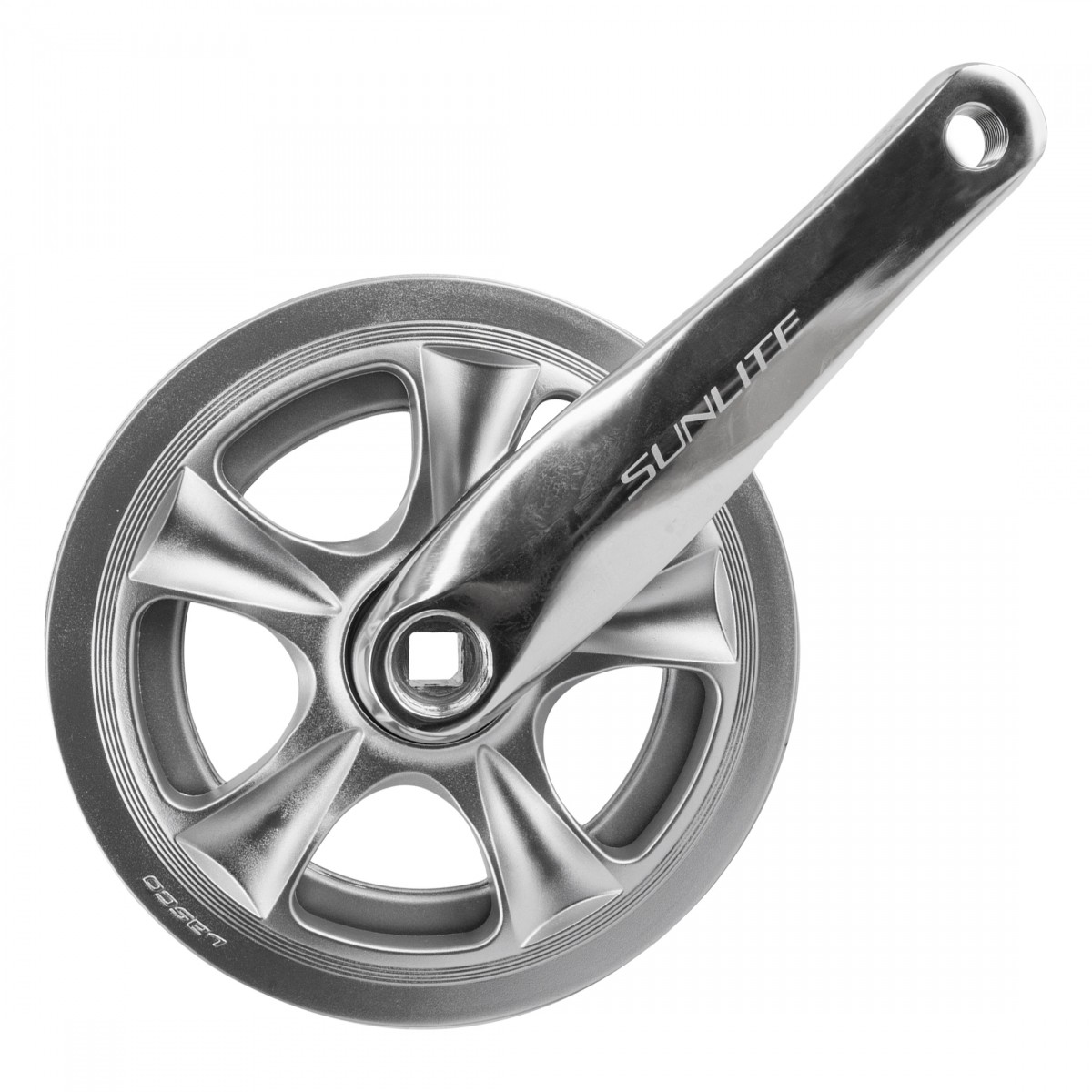 Sunlite Inner City Single Speed Crankset 1 Speed 165mm Rivet