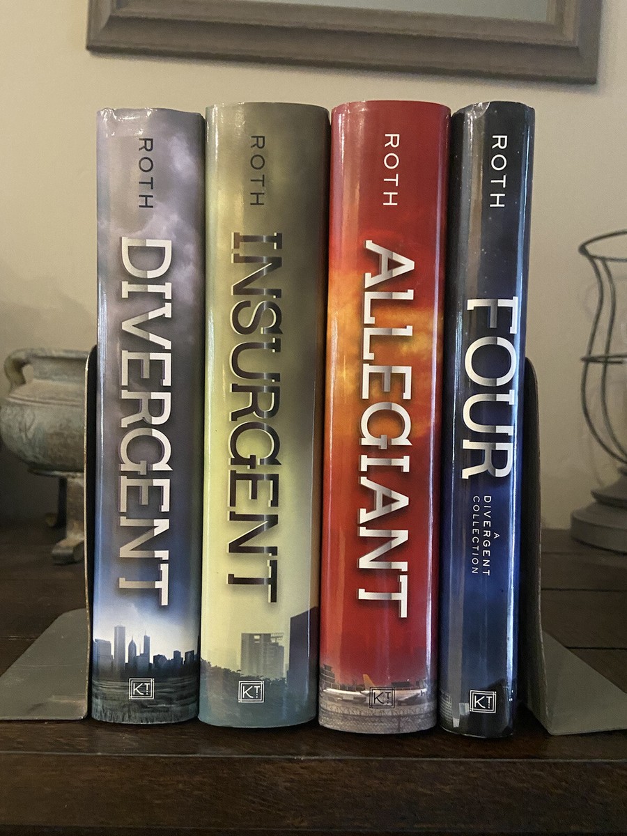 Lot 4 Divergent Complete Series HC Books Veronica Roth Four