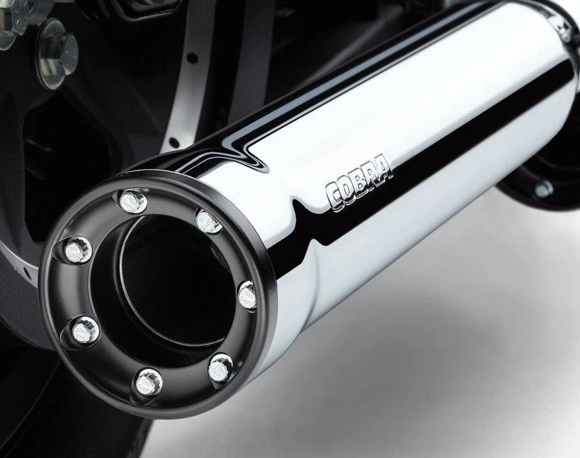 Cobra 3" Slip-on RPT Muffler for Harley-Davidson FLSTFB Fat Boy 2009-2017 - Image 2 of 4