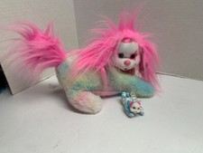 Puppy Surprise Plush Stuffed Dog Mama 1 puppy Tye Dye Toy Pink Blossom