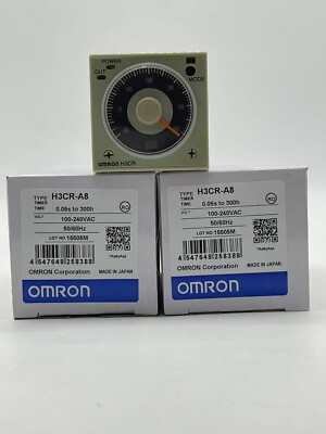 1 PCS OMRON Timer H3CR-A8 H3CRA8 100-240VAC NEW IN BOX | eBay