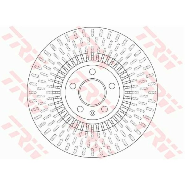 TRW 2X Bremsscheibe Vorne 356 BelüFtet FüR Audi A6 Avant 4G5 C7 4GD-image
