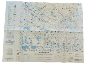 NIMA Military Joint Operations Graphic AIR Map of ZHALPAQTAL, KAZAKHSTAN; RUSSIA
