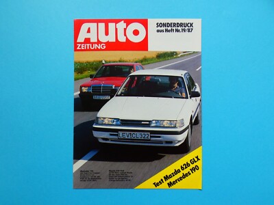 Brochure/Custom Print-Auto Newspaper-Test-Mazda 626 2.0i/Mercedes 190