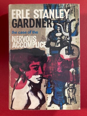 1st UK Ed 1961 Heinemann 'Nervous Accomplice' Erle Stanley Gardner Free UK Post
