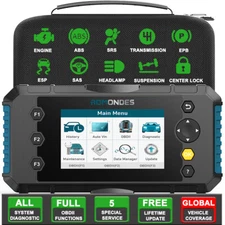 ROMONDES RD4000 OBD2 Scanner with 5 Service Functions ABS Throttle SAS EPB Oil