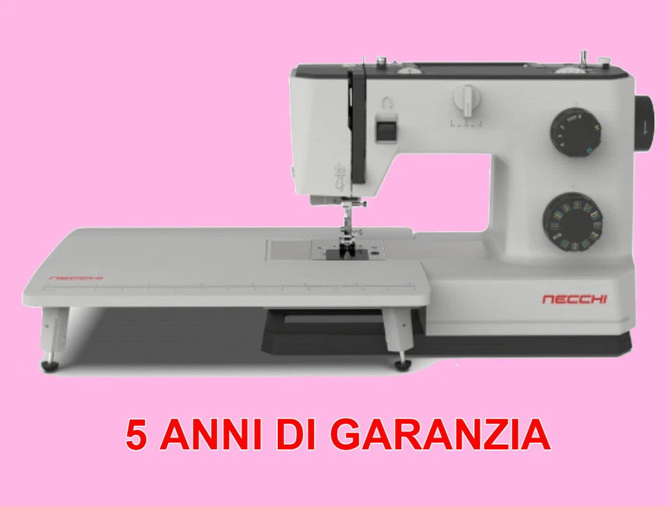 NECCHI Q132A - MACCHINA DA CUCIRE MECCANICA CUCITO DI QUALITA' BRACCIO LIBERO