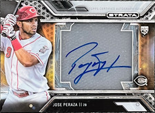 Jose Peraza 2016 Topps Strata #SA-JP Strata Autographs (RC) Reds