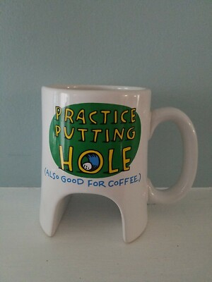Shoe Box Golf Practice Putting Hole Green Gift Mug Coffee Cup Putter Novelty 