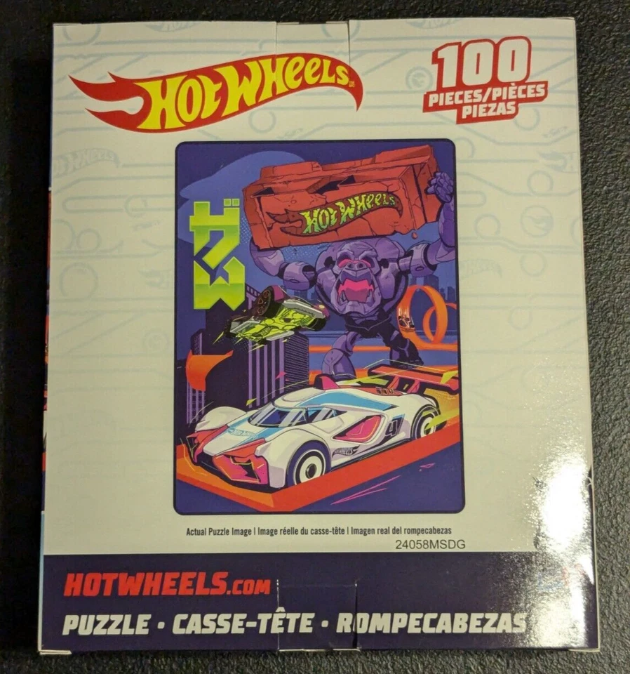Hot Wheels & Barbie Children's Jigsaw Puzzle - 100 pieces - New/Unopened - Image 2 of 4