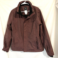 Pulse Waterproof Women's Burgandy Plum Colored Coat Jacket Size M