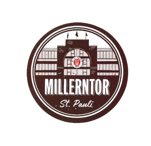 FC St. Pauli Aufkleber Sticker Millerntor Logo Fussball #310