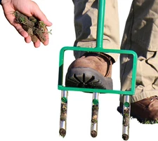 Lawn Aerator and Grass Landzie Hollow Inch Tine Aeration Aerator Core 42 Tool -