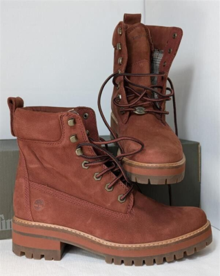 timberland rust nubuck womens