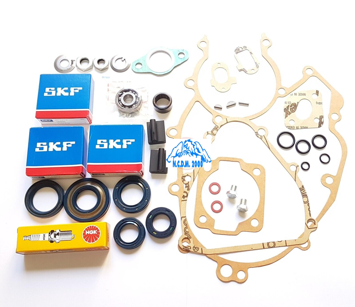 Kit Revisione Albero Motore Cuscinetti Paraoli Corteco Specifico Vespa - Foto 7