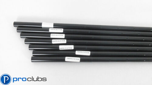 NEW TRUE TEMPER AMT TOUR WHITE BLACK ONYX R300 REGULAR FLEX IRON SHAFTS 4-PW 355 - Picture 2 of 3
