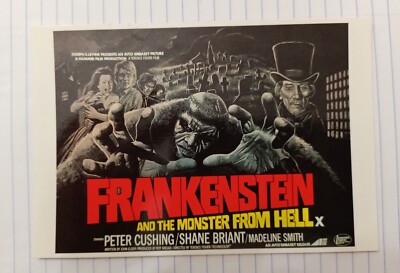 Postcard Frankenstein And The Monster From Hell Terror Movie Image C Descr 143 