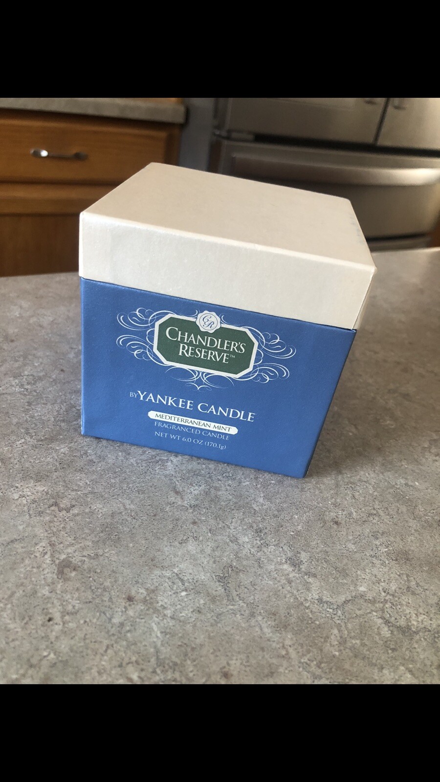 Yankee Candle Mediterranean Mint 6 oz Chandler's Reserve New in Box