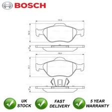 Set pastiglie freno anteriori Bosch adatte a Ford Fiesta 2000-2008 Fusion 2002-2012