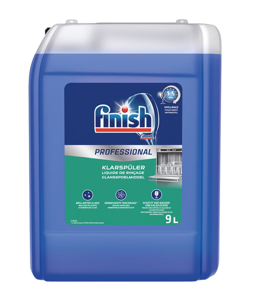 Finish Calgonit Professional KlarspüLer FüR SpüLmaschinen GeschirrspüLer 9 Liter-image